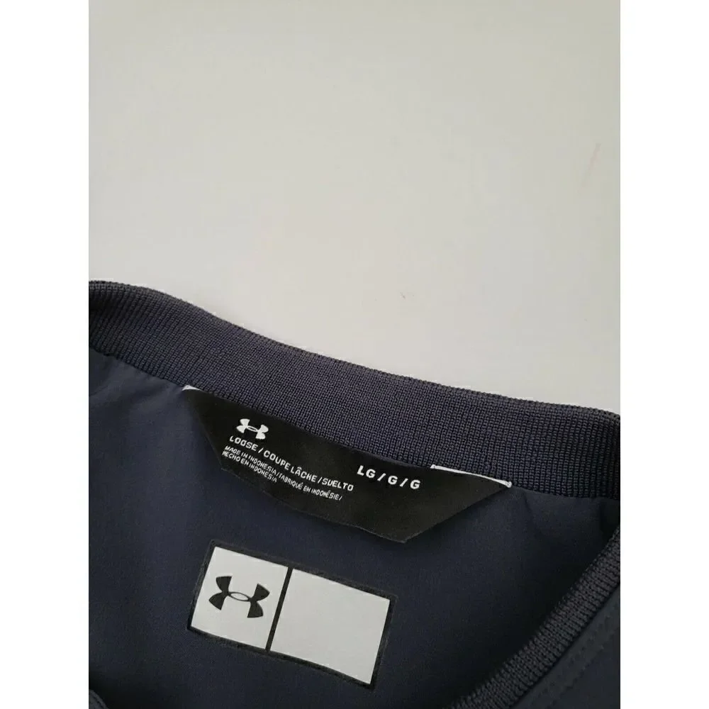 Under Armour Men's Full Zip Jacket T Logo Team Sz Large Loose Polyester